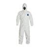 Disposable Protective Coverall With Respirator Fit Hood And Elastic Cuff