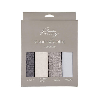 Home Pantry Multipurpose Microfiber Textured Cleaning Cloth 4 Pack