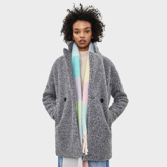 Oversized Faux Shearling Coat