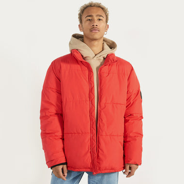 Puffer Jacket With Contrast Trims