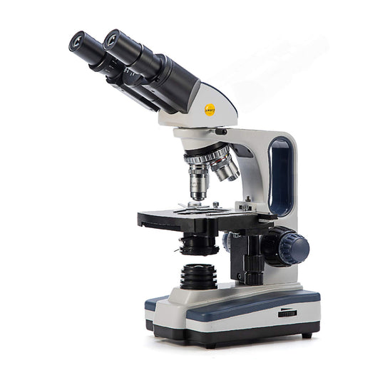 Research Grade Compound Lab Microscope With Wide Field 10x And 25x Eyepieces