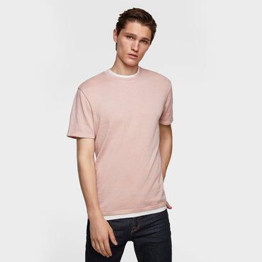 T Shirt With Contrasting Trim